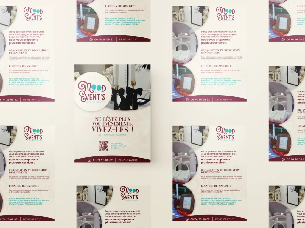 Flyer Mood Event’s création graphique événementielle